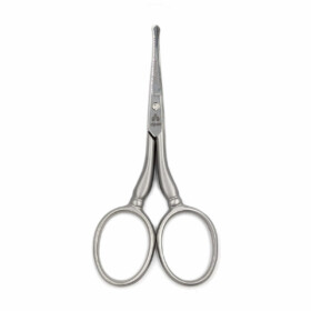 Alpen - Nasenhaarschere, gebogene Schneide, Microverzahnung, poliert/matt, rostfrei, 3½ Zoll - 5401.35