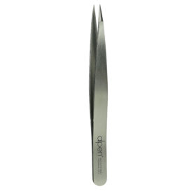 Alpen - Pinzette, spitz, Sandstrahlfinish, rostfrei, 10 cm - 8453.10TU