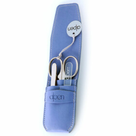 Alpen - Manikürset mit Lasche, 4-tlg., vernickelt, Kunststoffetui, Wisteria - 6800-WISTERIA