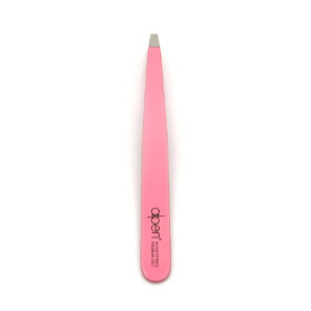 Alpen - Pinzette, gerade, Sandstrahlfinish, rostfrei, Rosa, 10 cm - 8455.10TU-PINK