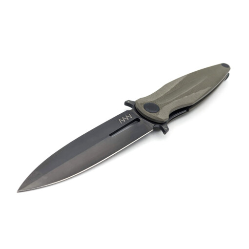 ANV Knives - Z400 - Sleipner DLC Olive G-10 Liner-Lock – Bild 3
