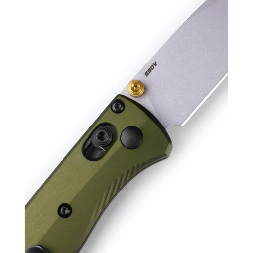 Benchmade - Mini Bugout Woodland Green Aluminum 533SL-10 – Bild 3