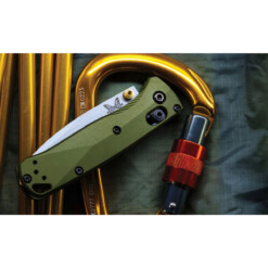 Alternative view of Benchmade - Mini Bugout Woodland Green Aluminum 533SL-10