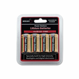 Böker Plus - Batterie Set, 4 x CR 123,  3 Volt