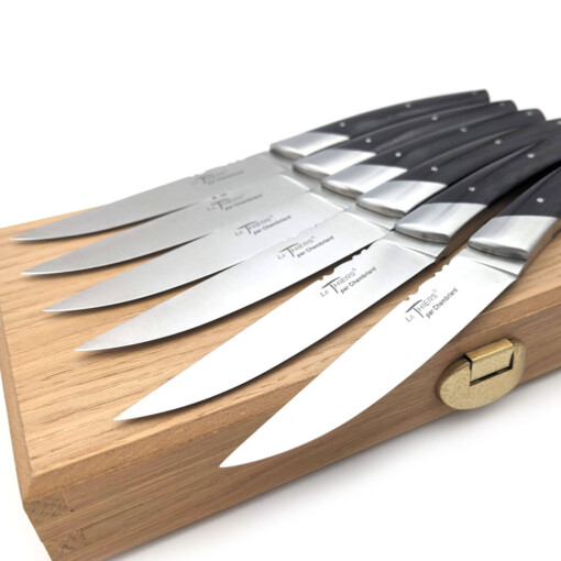 Chambriard - "Le Thiers" Steakmesserset 6-teilig, Grenadill – Bild 2
