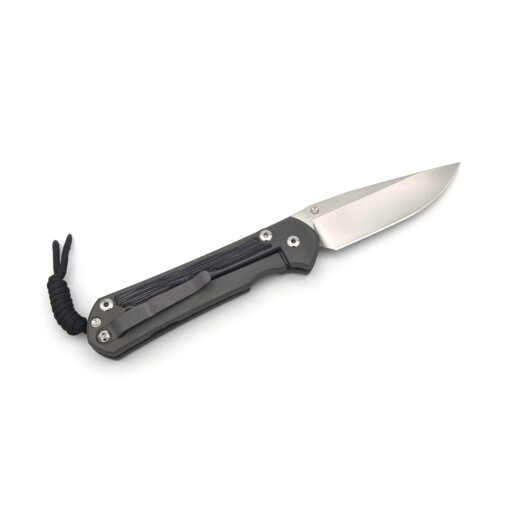 Chris Reeve Knives - Large Sebenza 31 Black Canvas Micarta Inlay Drop Point - L31-1200 – Bild 3