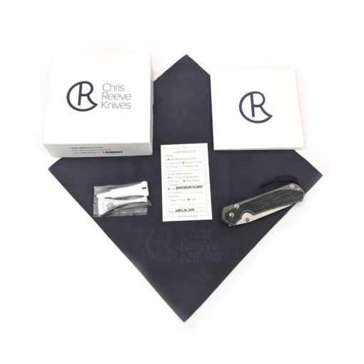 Chris Reeve Knives - Large Sebenza 31 Black Canvas Micarta Inlay Insingo - L31-1224 – Bild 2
