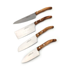 Alternative view of Claude Dozorme - Küchmesser-Set Cuisine Tradi Berlingot, Olive, 4-teilig