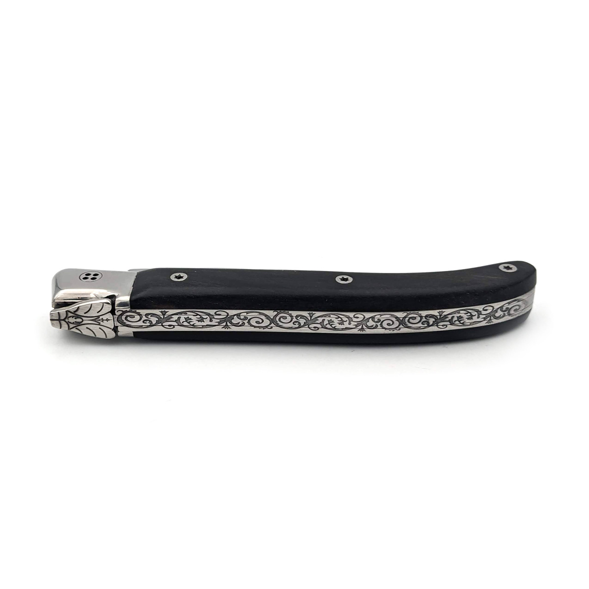 Claude Dozorme - Laguiole Secret 12 cm, Ebenholz – Bild 4