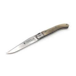 Claude Dozorme - Laguiole Secret 12 cm, Horn