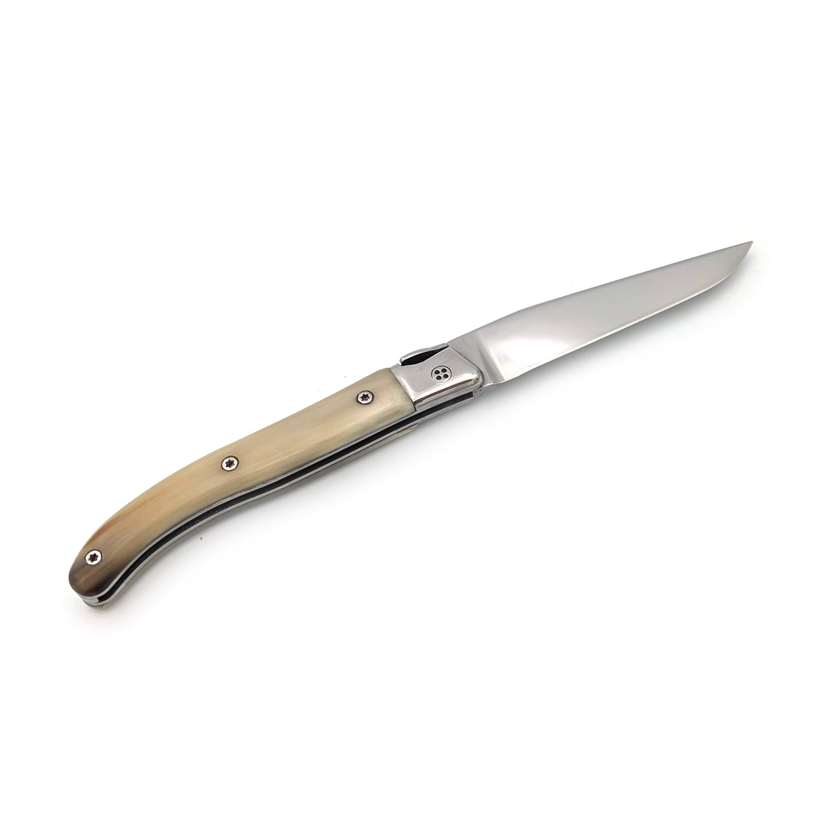 Claude Dozorme - Laguiole Secret 12 cm, Horn – Bild 3