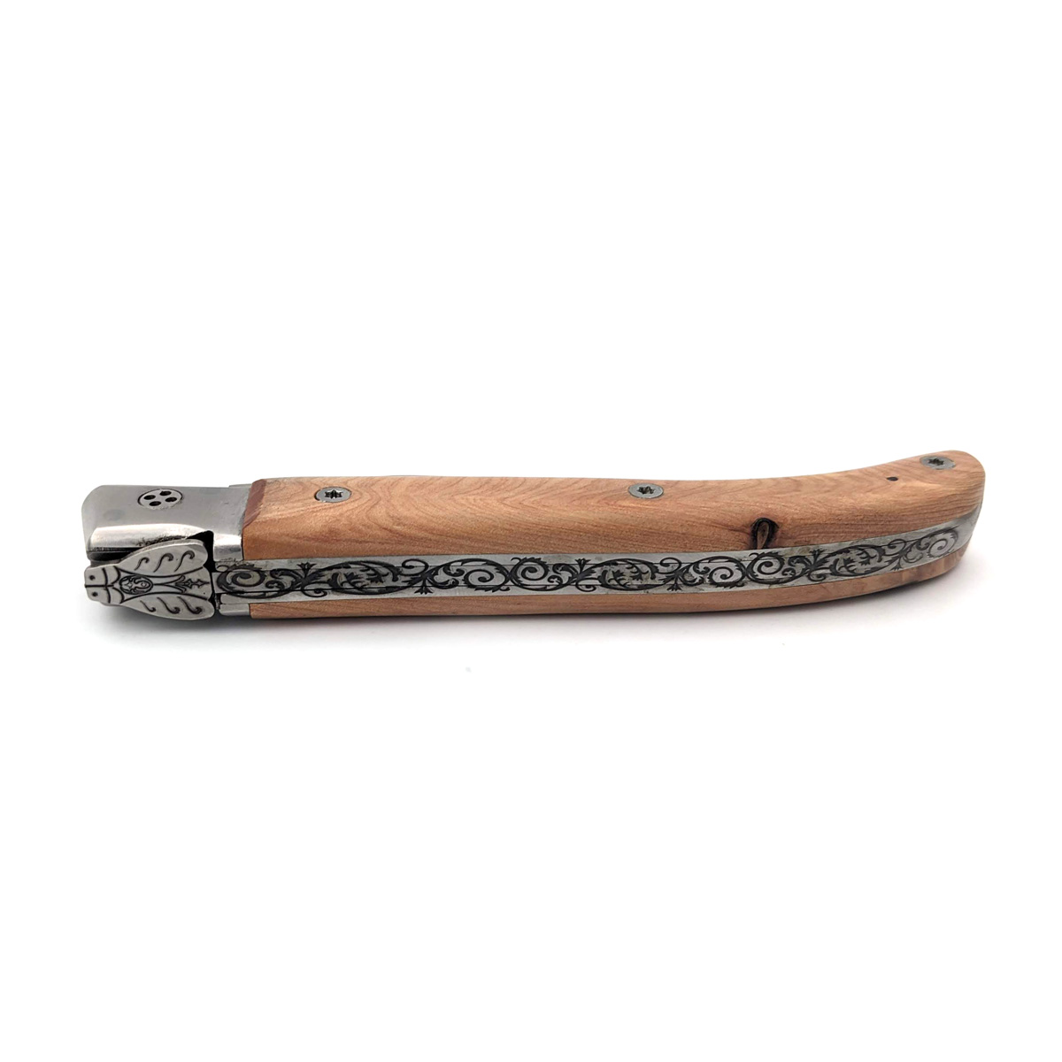 Claude Dozorme - Laguiole Secret 12 cm, Olive – Bild 4