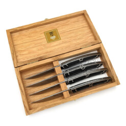 Claude Dozorme - Le Thiers Steakmesser-Set, Rochenhaut, 4-teilig