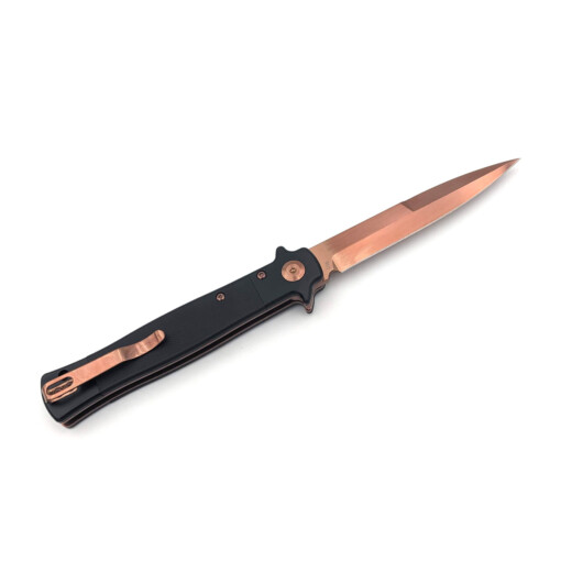 CobraTec - Stiletto Button Lock, Black/Rose Gold – Bild 2