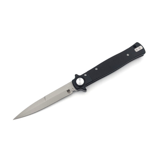 CobraTec - Stiletto Button Lock, Black/Satin