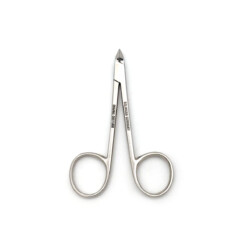 Dreiturm - Augenzange, durchgesteckt, vernickelt, 8 cm