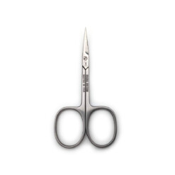 Dreiturm - Nagelschere "Feston", gebogene Spitze, Microverzahnung, rostfrei, 4 Zoll