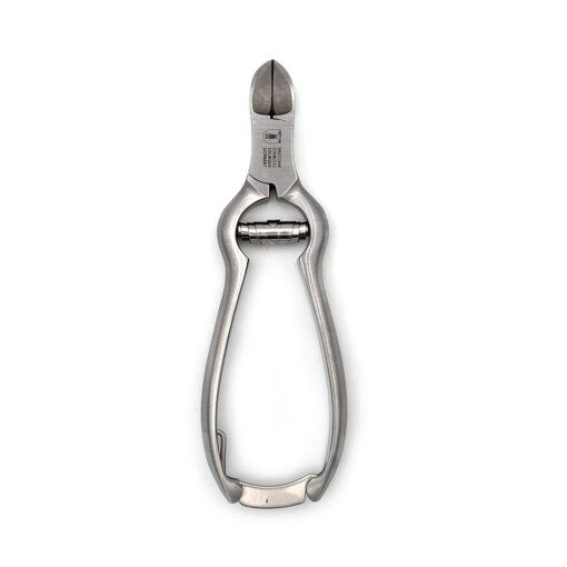 Dreiturm - Nagelzange mit Pufferfeder, rostfrei, 13 cm – Bild 3