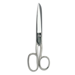 Dreiturm - Stoffschere, vernickelt, 7 Zoll