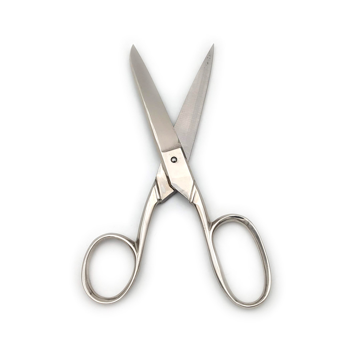 Dreiturm - Stoffschere, vernickelt, 6 Zoll – Bild 2