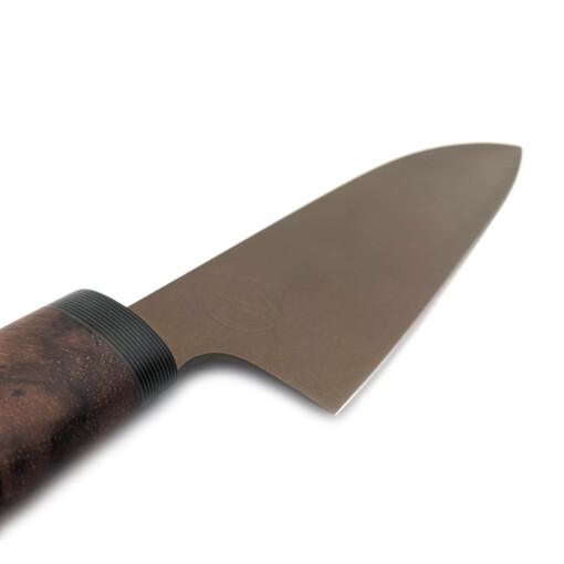 Florian Pletschacher - Santoku 22 cm, Nusswurzel – Bild 4