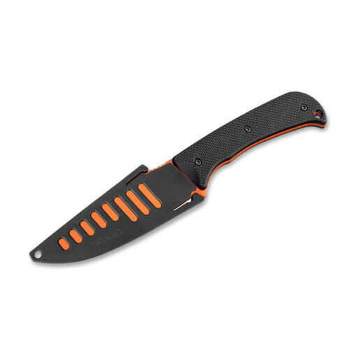 Hogue - Extrak XL 3.9" Fixed Blade G10 Black Orange Cerakote - 35859 – Bild 3