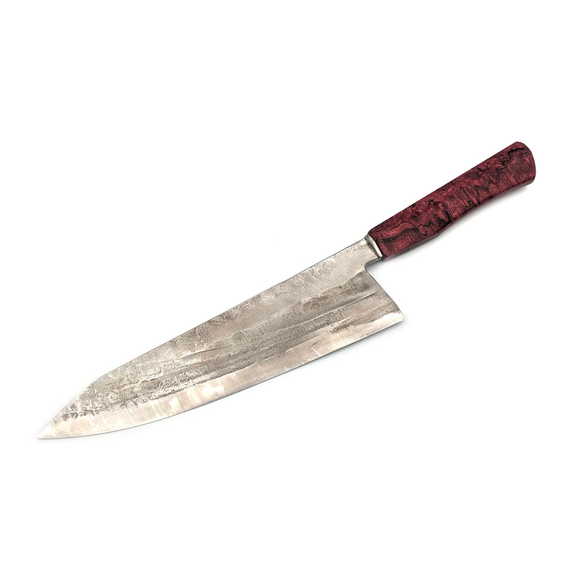 Kalderum - Kochmesser 23 cm, Nitro-X7, Pappelmaserholz Rot – Bild 6