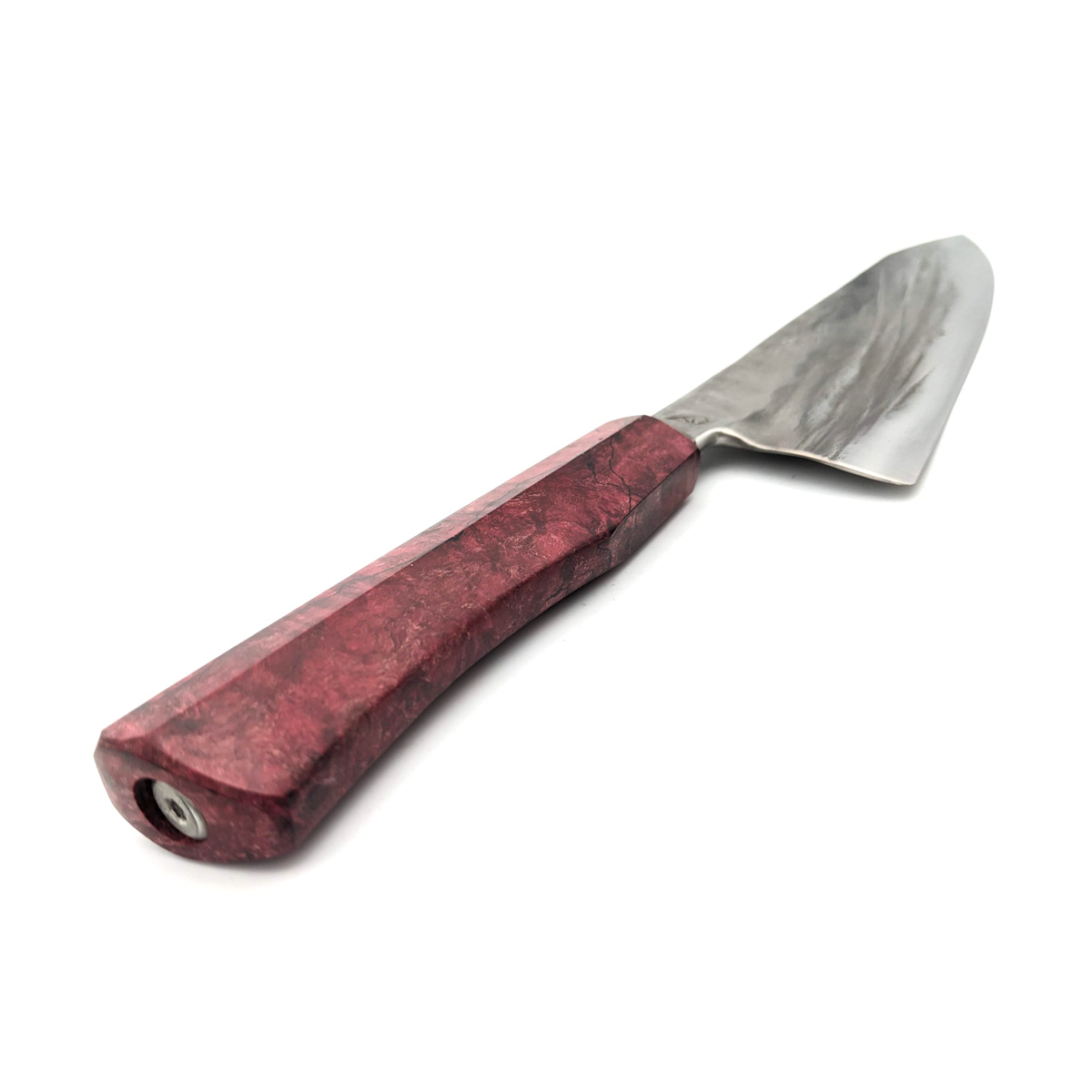 Kalderum - Kochmesser 23 cm, Nitro-X7, Pappelmaserholz Rot – Bild 3