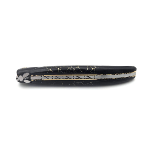 Laguiole en Aubrac - Laguiole 12 cm, Einlegearbeit Onyx, Kupfer – Bild 3