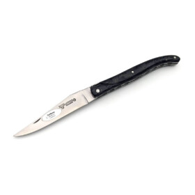 Laguiole en Aubrac - Laguiole 12 cm, Kohlefaser, schwarz