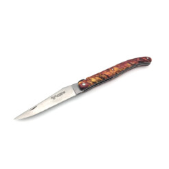 Laguiole en Aubrac - Laguiole "Earth" 12 cm, gefärbter, stabilisierter Eschen-Ahorn