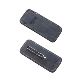 LionSteel -  Vertical Leather Sheath Clip Blue - 900FDV3 BL