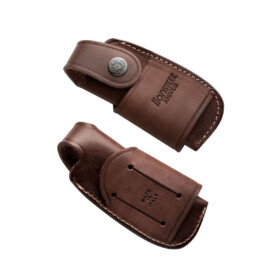 LionSteel -  Vertical/Horizontal Leather Sheath Brown - 900FDV4 BR