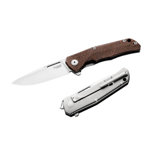 LionSteel - Q4ttro Ti Micarta Green - Q4 BGR