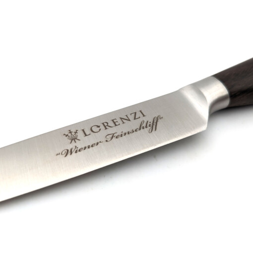 LORENZI - Ritter Spickmesser 12 cm, Räuchereiche mit "Wiener Feinschliff" – Bild 2