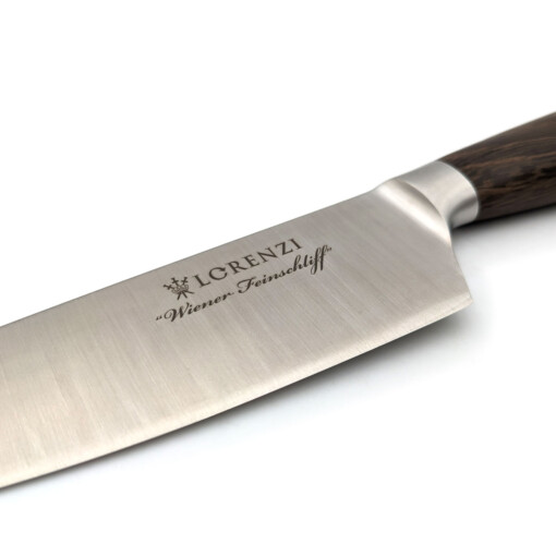 LORENZI - Ritter Kochmesser 16 cm, Räuchereiche mit "Wiener Feinschliff" – Bild 2