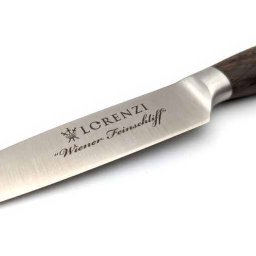 LORENZI - Ritter Gemüsemesser 9 cm, Räuchereiche mit "Wiener Feinschliff" – Bild 2
