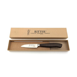 LORENZI - Ritter Gemüsemesser 9 cm, Räuchereiche mit "Wiener Feinschliff"