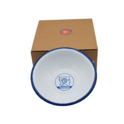 Alternative view of Merkur - Seifenschale Emaille weiß/blau - 4010000