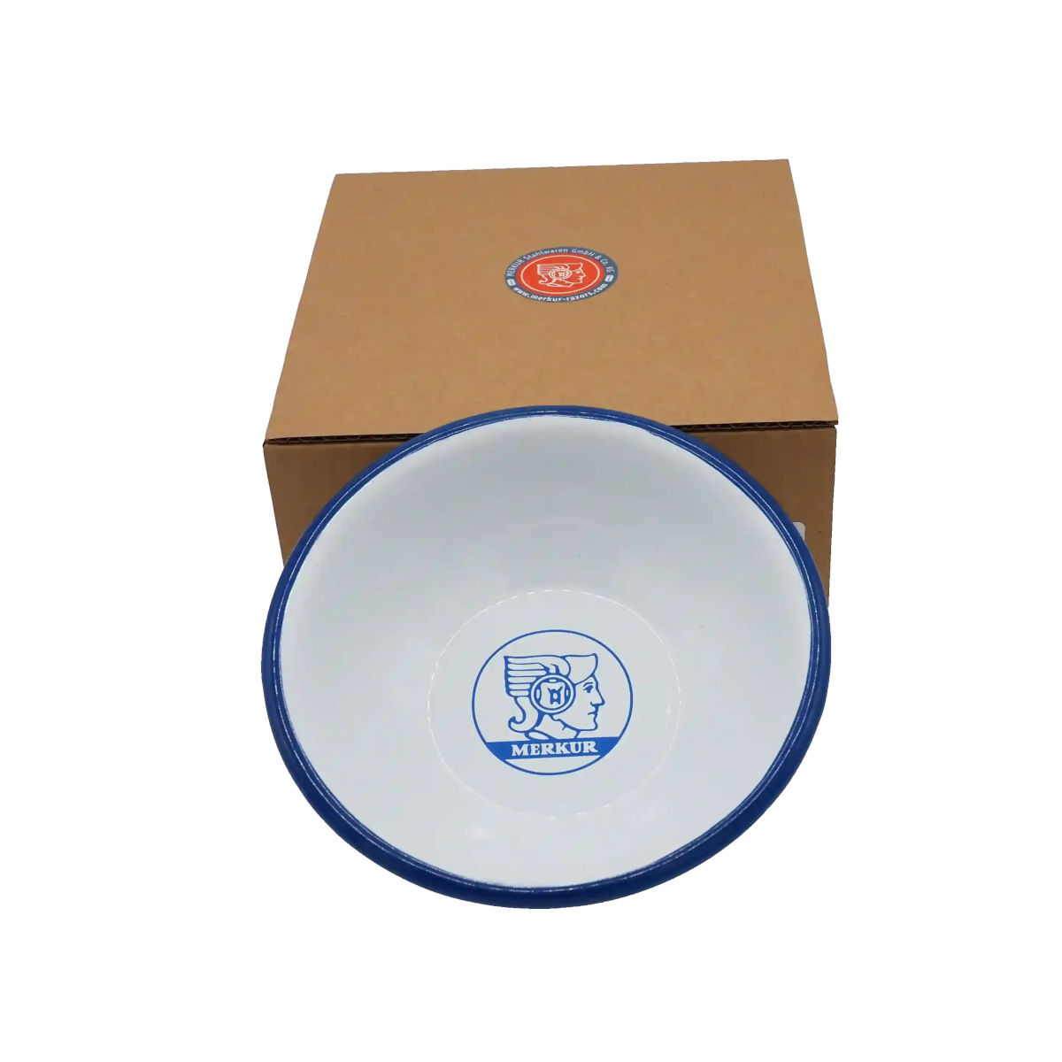 Merkur - Seifenschale Emaille weiß/blau - 4010000 – Bild 2