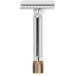 Alternative view of Merkur - Rasierer Progress 500 mit Antik-Messing Metallknauf - 500105