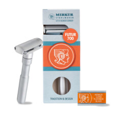 Alternative view of Merkur - Rasierhobel FUTUR 700 Designklassiker in Mattchrom - 700002