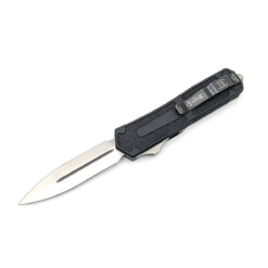 Microtech - Tactical Scarab D/E OTF Automatic Knife, Stonewash Plain - 110-4 (SH)