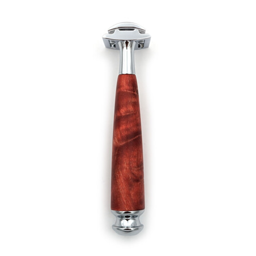 MÜHLE - "190 Jahre LORENZI" Rasierhobel, stabilisierte Pappel, rot - LOR R 2210 SR – Bild 3