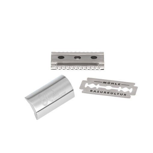 MÜHLE - TRADITIONAL Rasierhobel, geschlossener Kamm, Edelstahl - R 89 J80 – Bild 5