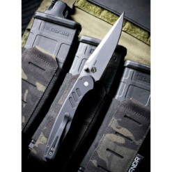 Alternative view of Pro-Tech - Avalon, Peace Neighbor Designed, Stonewash Magnacut Blade, Black - PN1101