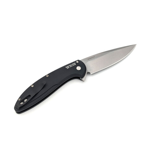 Pro-Tech - Cambria 2 Flipper, Black Aluminium TechnoCarbo Teal Inlay Handle, Magnacut Stonewashed Blade - BSA25.Cambria.1 – Bild 2