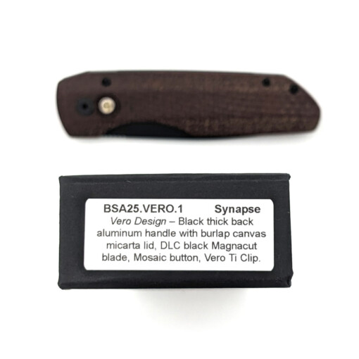 Pro-Tech - Synapse, Vero Design, Burlap Canvas, Magnacut DLC Black Blade - BSA25.VERO.1 – Bild 3