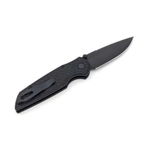 Pro-Tech - TR-3 Integrity Operator Thumbstud Manual, Black "Relic" Textured Handle, DLC Black S35VN - INT106-OP – Bild 2