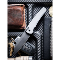 Pro-Tech - Malibu Flipper, Magnacut Reverse Tanto Blade, DLC Black finish - 5403-GREY